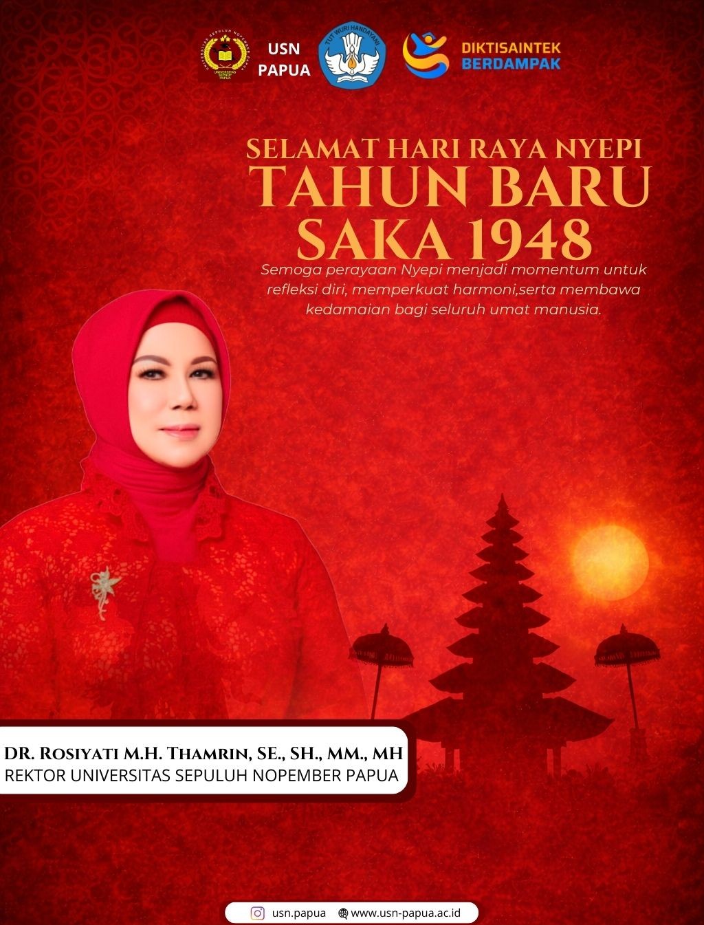 Hari Raya Suci Nyepi Tahun Baru Saka 1948