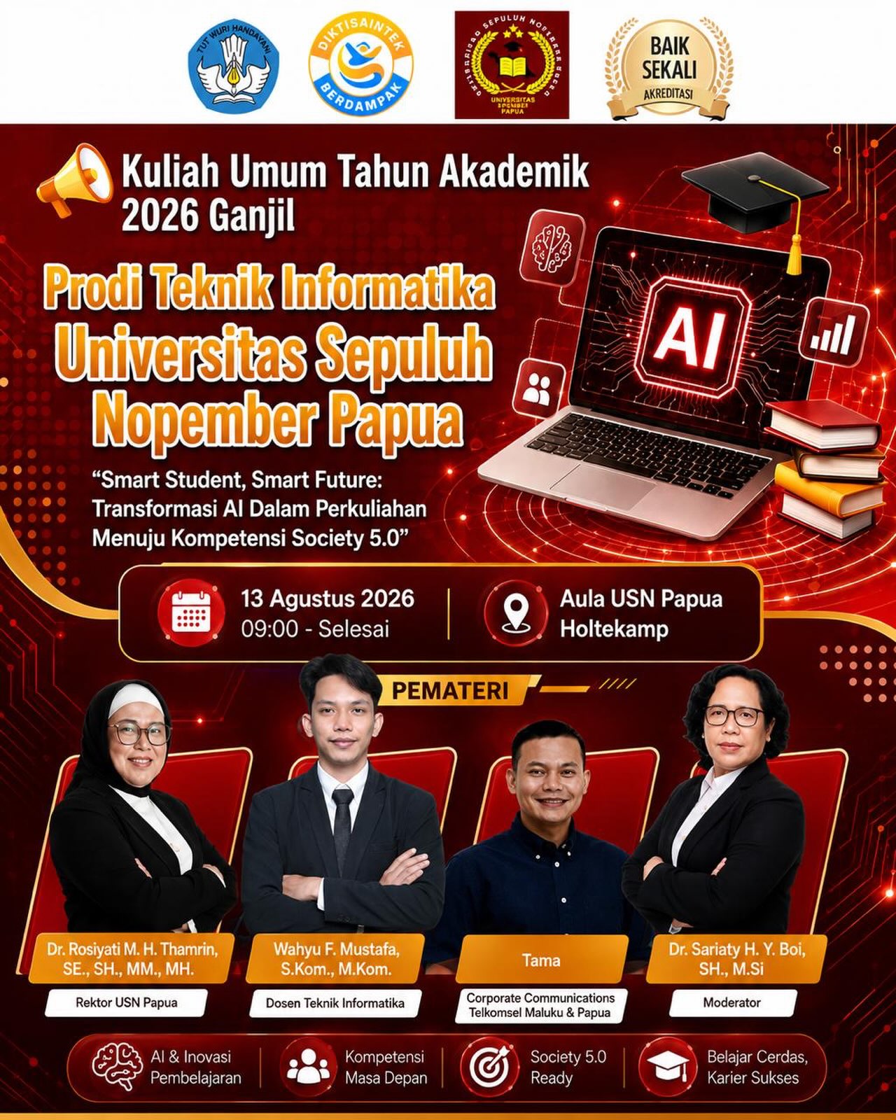 Kuliah Umum Tahun Akademik 2026 Ganjil