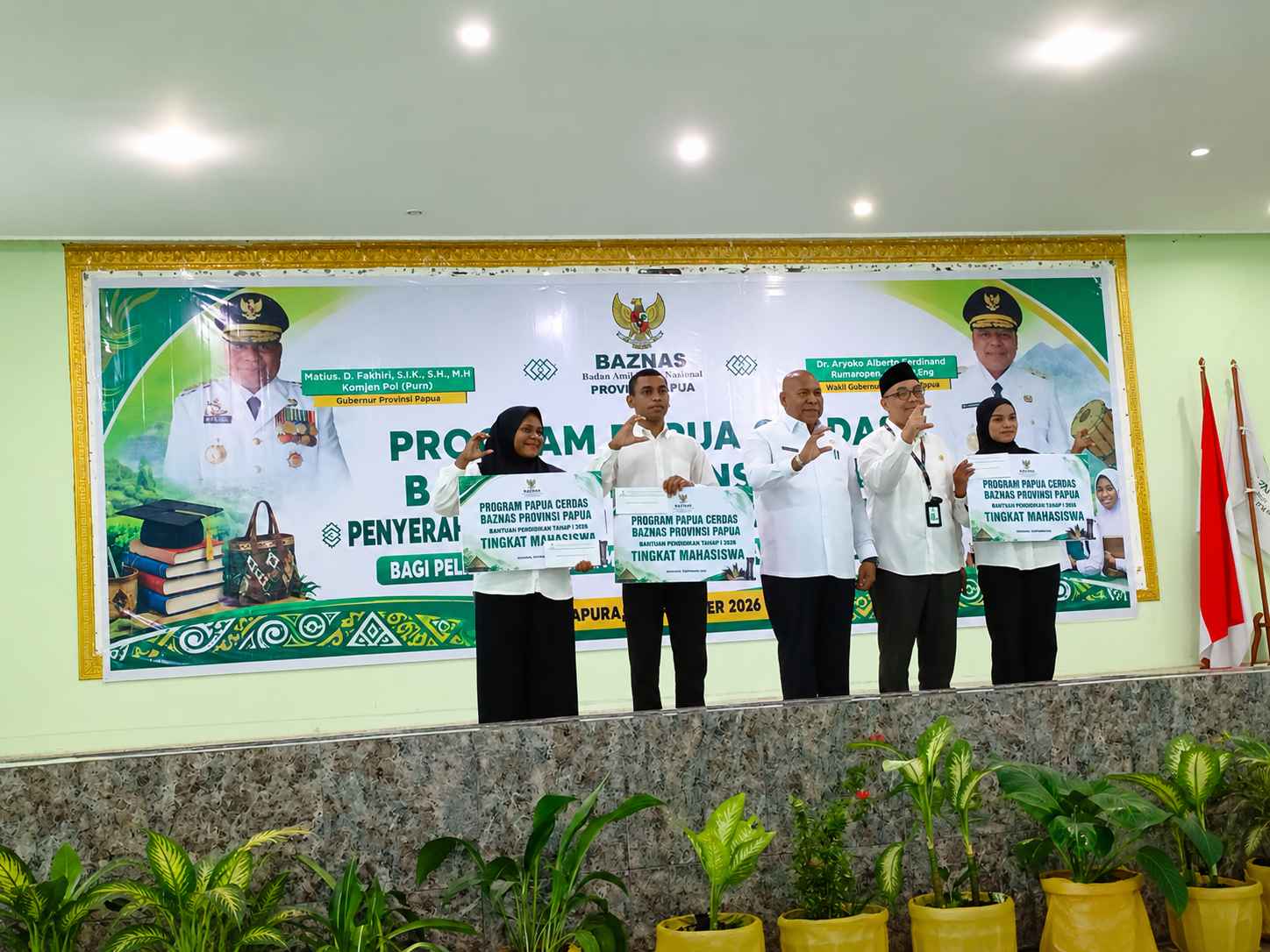 Program Papua Cerdas BAZNAS Provinsi Papua, Mahasiswa USN Terima Beasiswa Satu Masjid Satu Sarjana